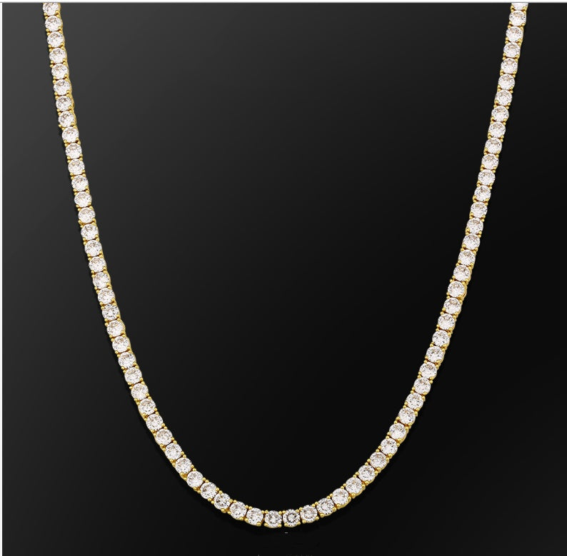 Luxurious Zircon Necklace and Bracelet Set