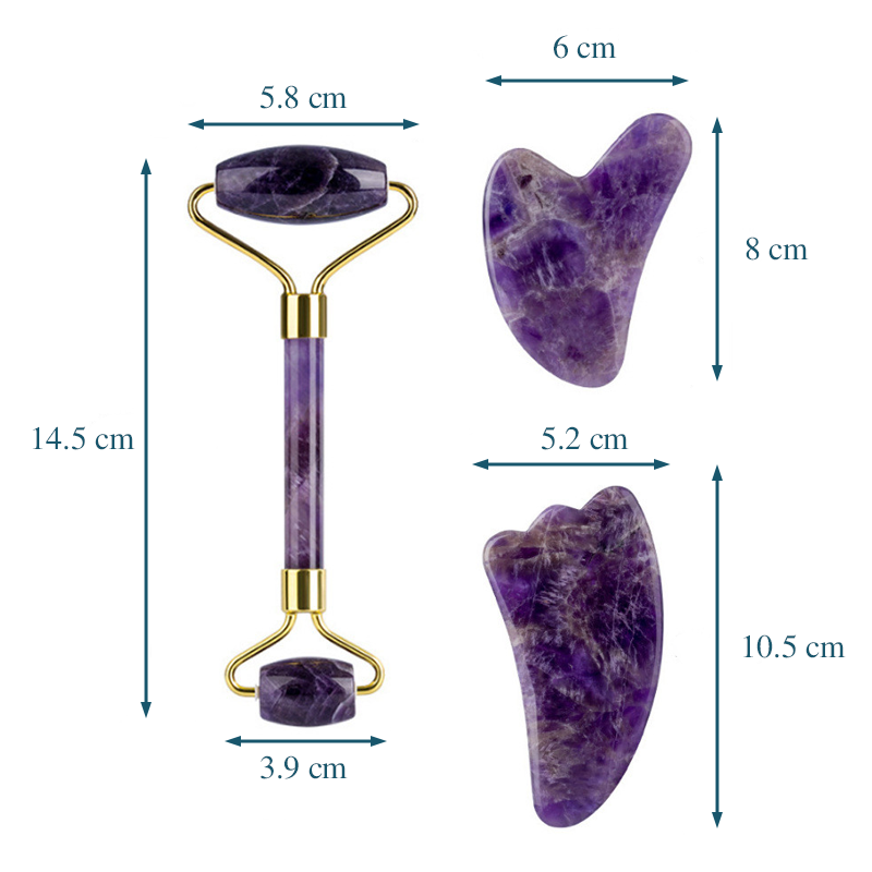 Amethyst Roller Set Massager