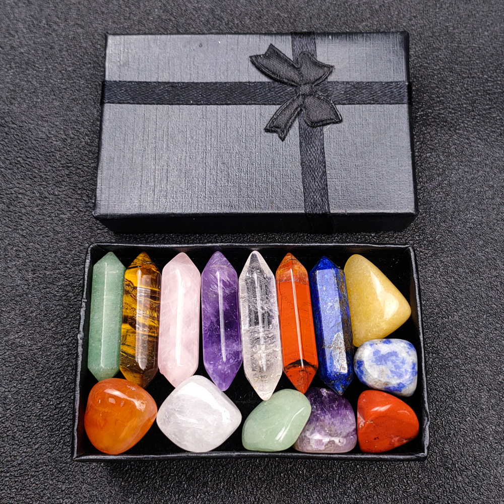 Meditation Set  - Aventurine & Tiger Eye & Amethyst & Crystal