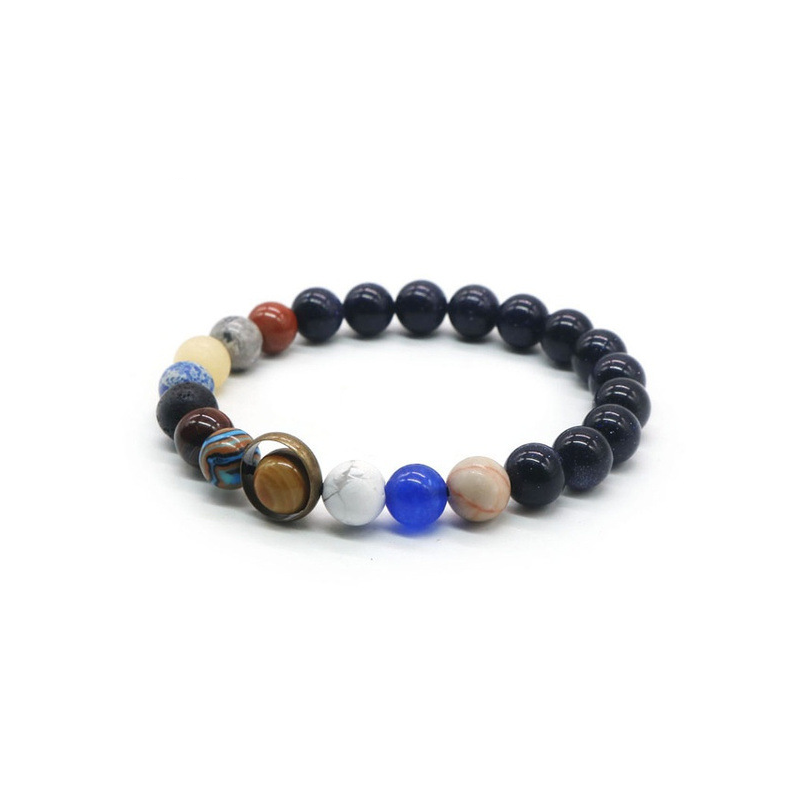 Bracelet - Galaxy Eight Planets Natural Stone