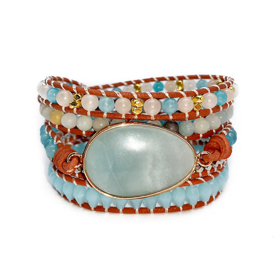 Agate and Jasper Bracelet -  Embrace Joyful Energies