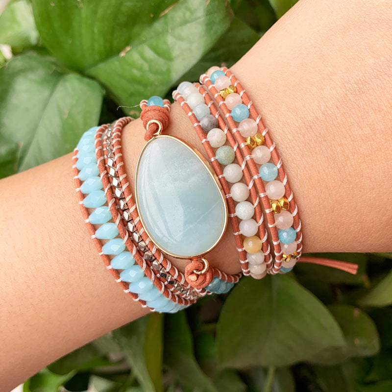 Agate and Jasper Bracelet -  Embrace Joyful Energies