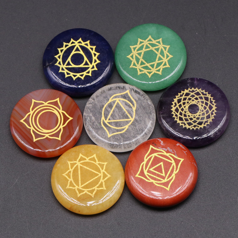 Chakra Natural Stone Set & Meditation & Feng Shui & Reiki