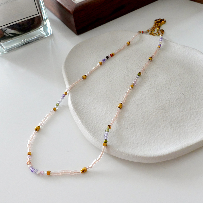 Natural Stone Pearl Necklace