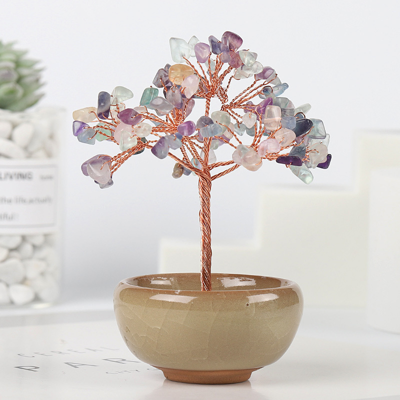 Natural Crystal Lucky Tree Fortune