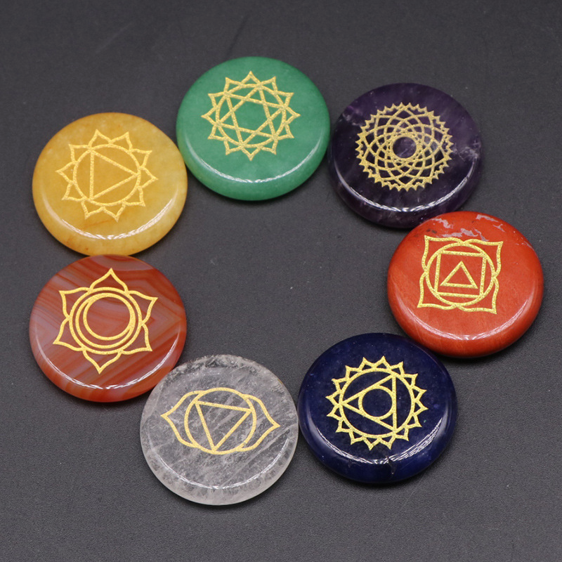 Chakra Natural Stone Set & Meditation & Feng Shui & Reiki