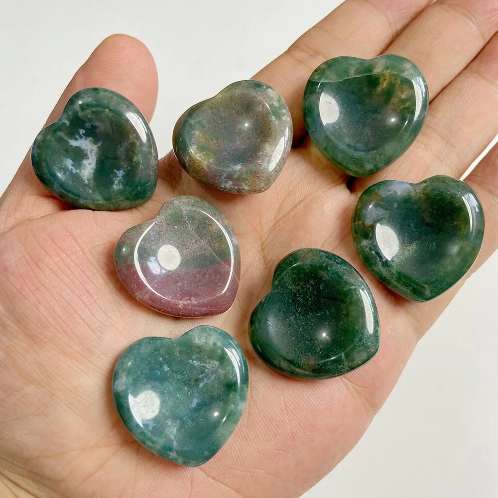 Hand Stone Massage - Amethyst & Aventurine & Crystal & Opal