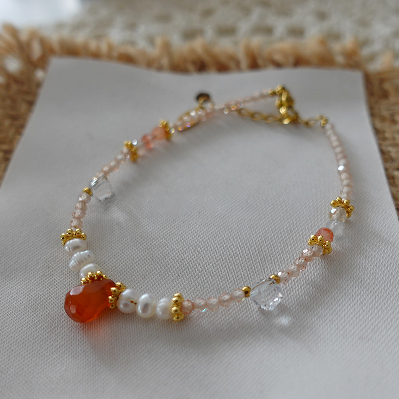 Natural Stone Pearl Necklace