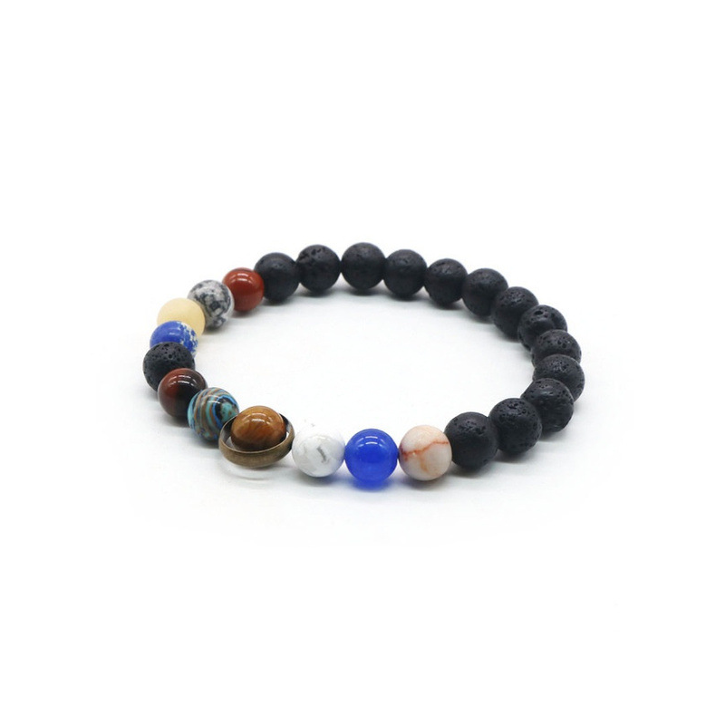 Bracelet - Galaxy Eight Planets Natural Stone