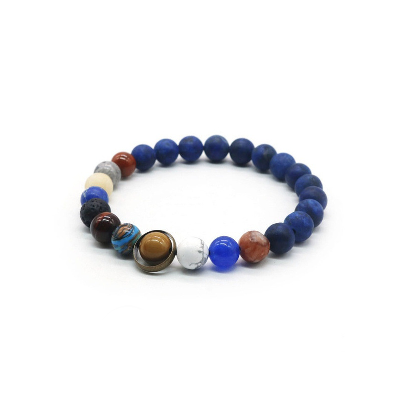 Bracelet - Galaxy Eight Planets Natural Stone