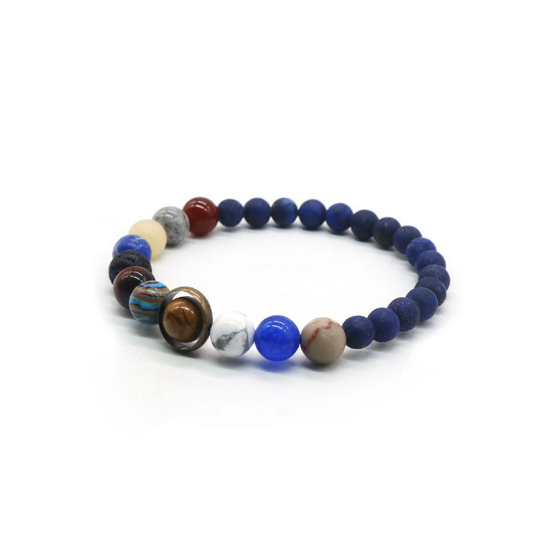 Bracelet - Galaxy Eight Planets Natural Stone