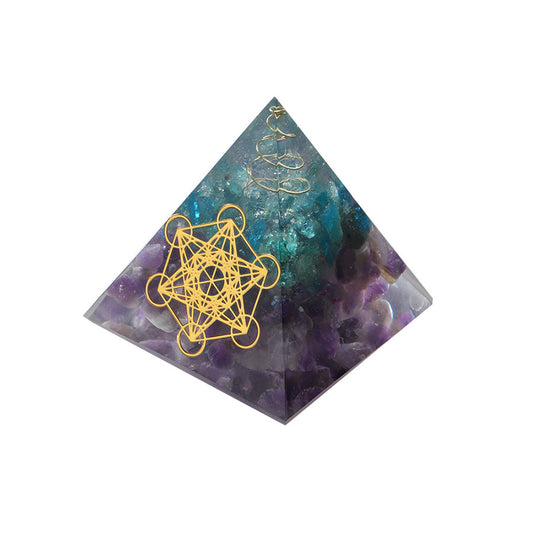 Orgonite en cristal d'améthyste