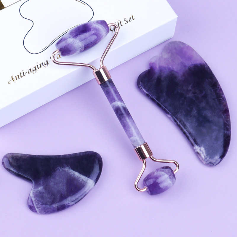 Amethyst Roller Set Massager