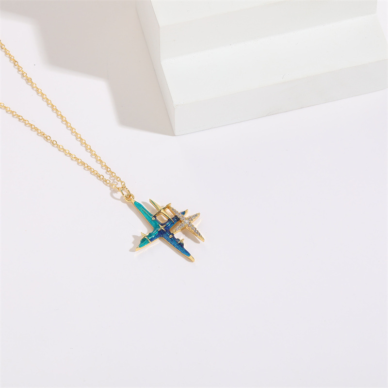 Zircon Necklace - Deer, Sun & Star Jewelry