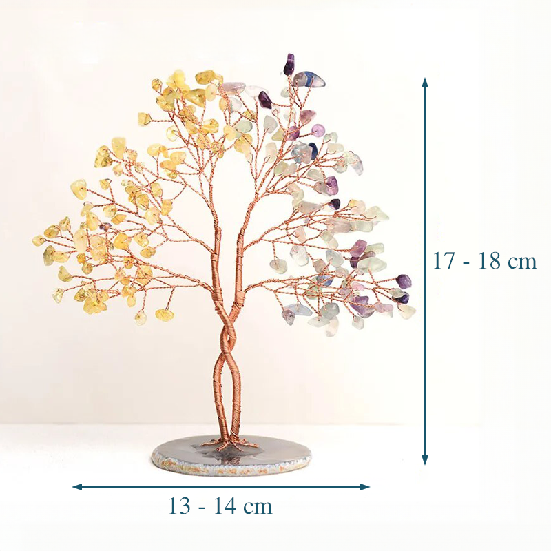 Homedecor - Natural Crystal Fortune Tree