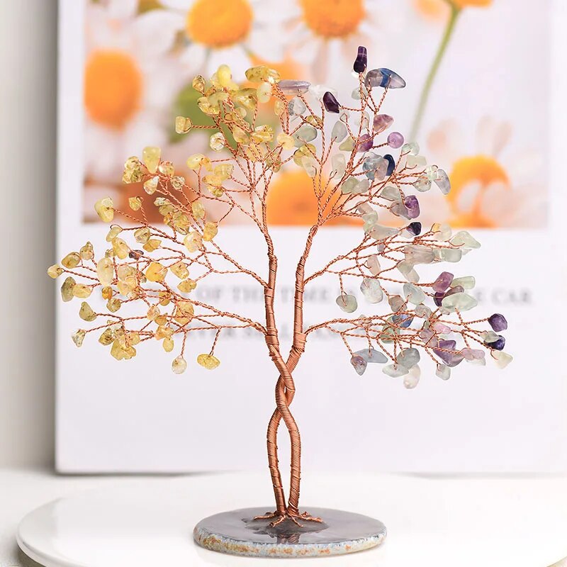 Homedecor - Natural Crystal Fortune Tree