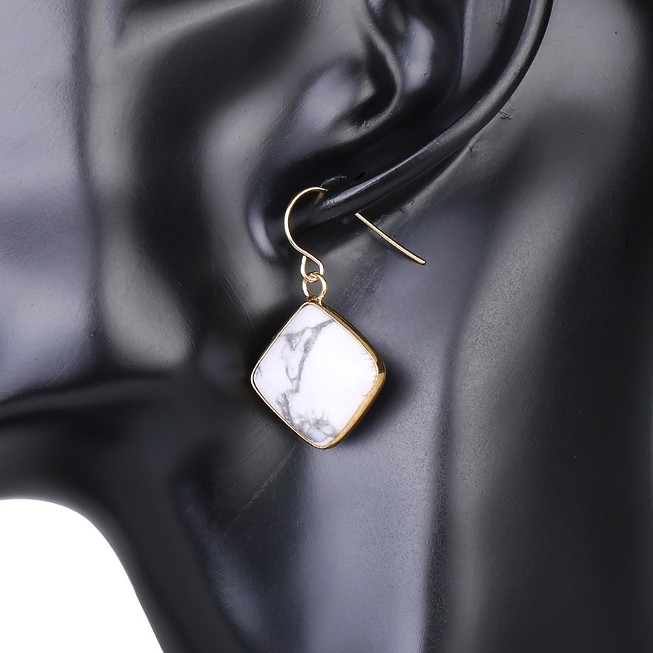 Earrings - Natural Stone Eardrops