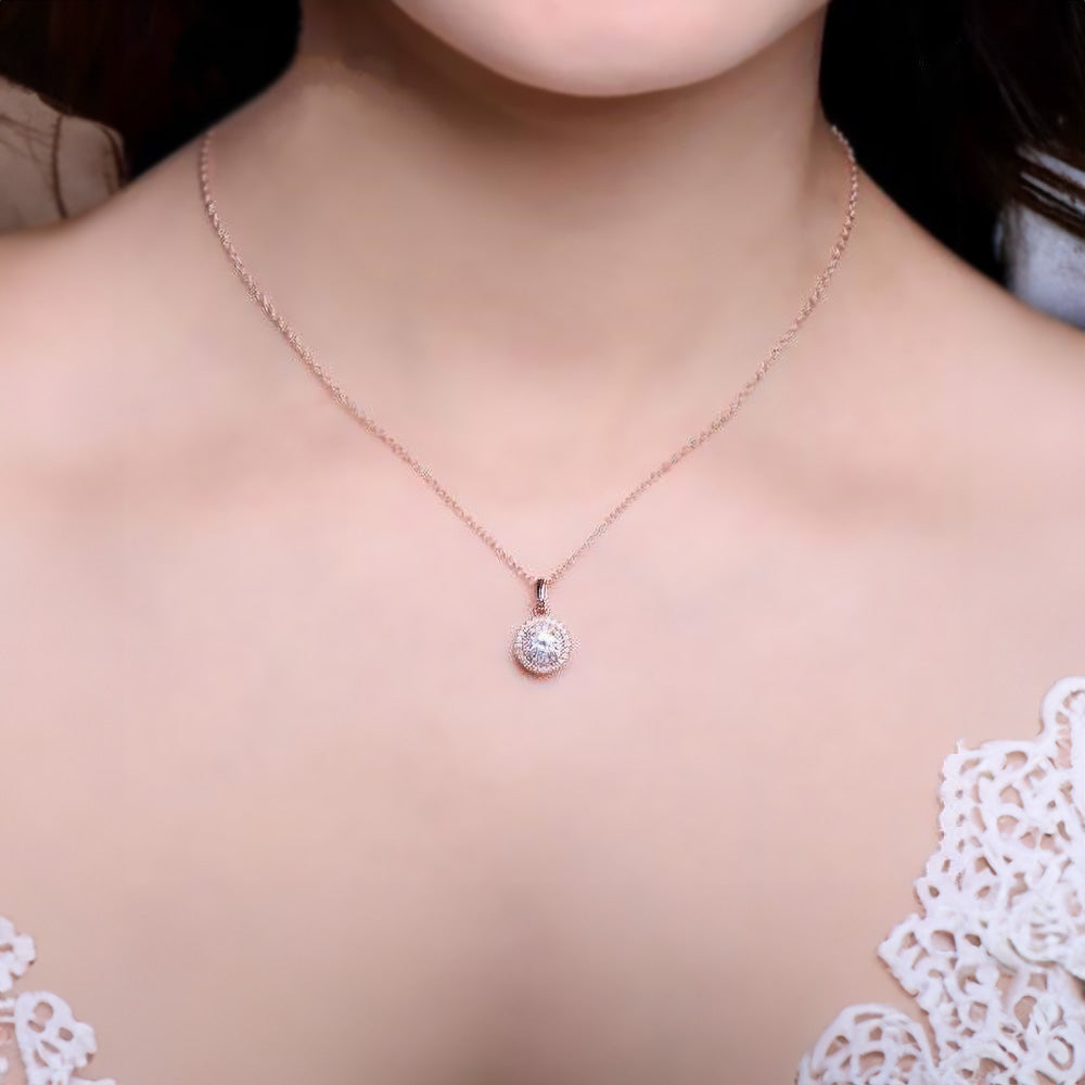 Sparkling Zirconia Stone Pendant for Timeless Style and Versatility