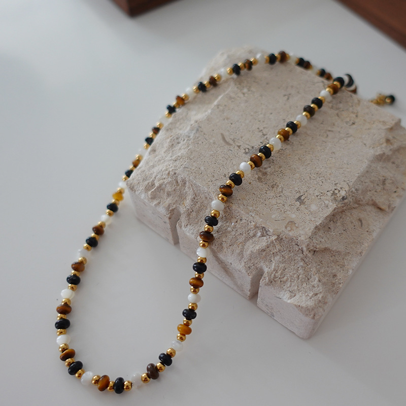 Natural Stone Pearl Necklace